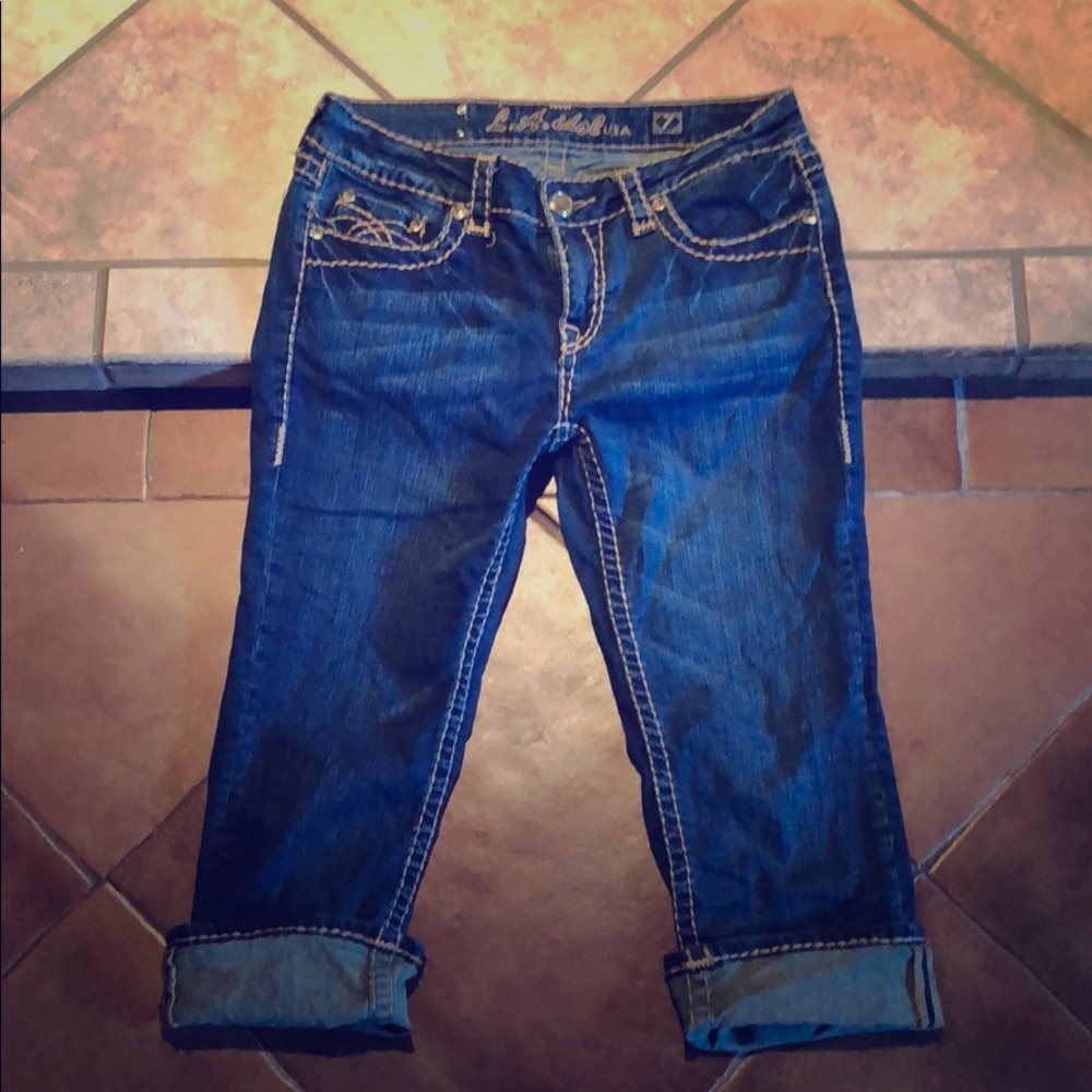 LA Idol Size 7 Capris